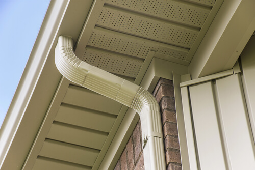 and image of a gutter and downspout in hyde park cincinnati